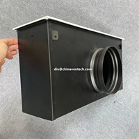 Grilles linéaires pour la climatisation HVAC, diffuseur linéaire à fentes, avec boîte de plénum - Ventech