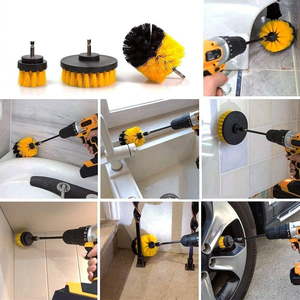 Juego de 3 cepillos para taladro, cepillo giratorio para taladro, cepillo inalámbrico, kit de limpieza con taladro eléctrico portátil - Product Image 6