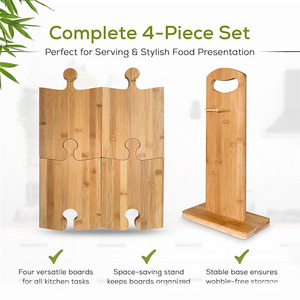 ถาดเสิร์ฟไม้บีชพร้อมหูจับ สีธรรมชาติ สำหรับใช้ในบ้าน - Product Image 4
