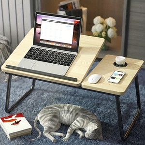 Ergonomically Designed Integrated <b>Foldable</b> Bed Laptop Lazy <b>Desk</b> with Adjustable Height Compactness and Versatility - Product Image 2