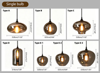 Lámpara Colgante Nórdica Moderna de Hierro y Vidrio, 3 Luces, Negra, Tamaño Mediano, Regulable, para Isla de Cocina, Barra y Decoración de Mostrador
