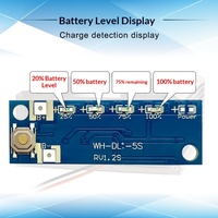 Carte de circuit imprimé BMS pour batterie au lithium, affichage de puissance 1-5S 3.7V-25.9V, carte d'affichage de puissance universelle, indicateur de niveau de batterie