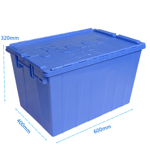 Boîtes de rangement solides en plastique de la marque HAOSEN, fabrication chinoise directe, réduction en gros pour les entreprises de déménagement et le stockage personnel - Product Image 5