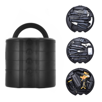 Ensemble d'outils de matériel de maintenance de kit d'outils circulaires de combinaison de perceuse électrique multifonctionnelle portative