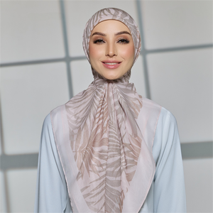 Premium Floral impreso Bawal Malasia bufanda gasa algodón velo Tudung-Borong mujeres Hijab chal para el verano - Product Image 1