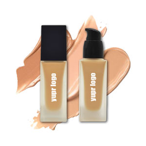 Fond <span class=keywords><strong>de</strong></span> teint liquide longue tenue, waterproof, hydratant, éclaircissant, avec protection solaire et correcteur, pour une couvrance totale, peaux claires et foncées. - Product Image 2