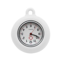 Montre d'infirmière pour étudiants, idéale pour les examens, décorative, à trois aiguilles, bracelet en silicone, boîtier en plastique, étanche 10m, cadran 40mm, loisirs