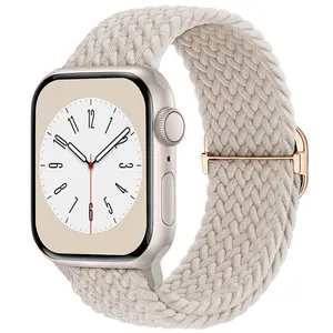 منتجات جديدة سوار ساعة أبل الجدل النايلون 38 40 41 42 44 45 49mm iwatch سلسلة 1 2 3 4 5 6 7 إكسسوارات الساعات الذكية