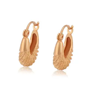 A00737803 xuping jewelry chinese style ethnic style temperament little moon luxury fashion 18K gold-plated hoop earrings