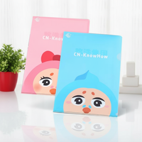 Carpeta de Documentos de PVC con Logotipo Personalizado, Carpeta de Archivos de Oficina en Forma de L con Bolsillos de PP, Diseño Personalizado