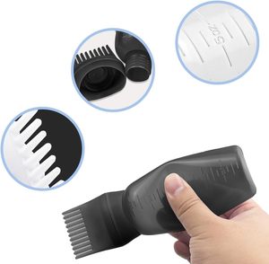 Bouteille Applicatrice d'Huile Capillaire en Gros 6oz avec Peigne pour Racines, Outil de Coiffure, Bouteille de Soin pour Teinture Capillaire, Bouteilles d'Huile Capillaire Personnalisées - Product Image 4