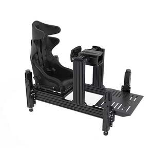 Ensemble complet Langle LANGLE-4080 <span class=keywords><strong>Sim</strong></span> Racing Rig, profil en aluminium 4080, support triple moniteur, base rétractable et réglable, VR/AR/<span class=keywords><strong>MR</strong></span> - Product Image 5