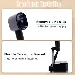 Vaporisateur capillaire 3-en-1 professionnel : Nano Steamer pour soin profond, pulvérisation à l'échelle nanométrique pour la réparation et la coloration <span class=keywords><strong>des</strong></span> cheveux - Product Image 4