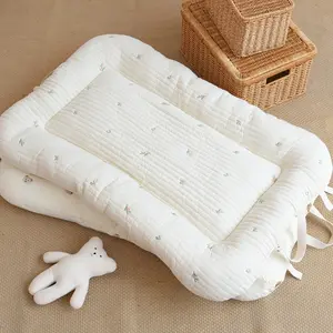 Colchón plegable para bebé, colchoneta cambiante de algodón para dormir, portátil, cama de cuna, colchón para bebés, novedad