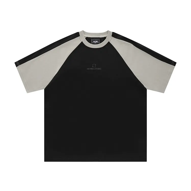 Groothandel Zomer T-Shirt Voor Mannen Bedrukt Logo Luxe 100% Katoenen T-Shirt Oversized Boxy T-Shirt