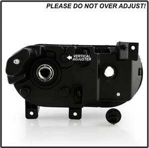 Boîtier noir de remplacement de phares halogènes pour Dodge <span class=keywords><strong>Challenger</strong></span> 2008-2014 Paire gauche + droite CH2502219 conducteur + passager - Product Image 5