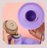 Enrouleur de fil coloré Enrouleur de boule de fil rose pour le crochet avec enrouleur de boule de fil à faible bruit pour le crochet