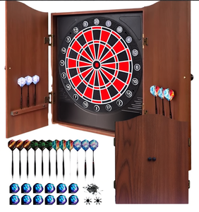 Jeu de fléchettes électroniques avec écran LED, fléchettes à pointes en plastique, conception sécurisée, OEM ODM pour salle de jeux à domicile - Product Image 1