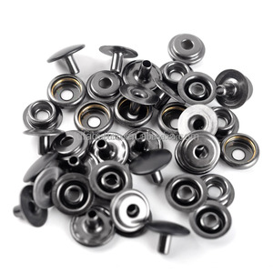 Verschluss Mattschwarze Druckknöpfe Edelstahl Rostfreie Press bolzen befestigungen für Haustier halsbänder Outdoor Gear Marine Boat Bags - Product Image 2