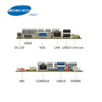 Placa base de grado Industrial J4125 VGA HD LVDS pantalla placa base Industrial integrada Tarjeta Madre Con Placa de procesador PC