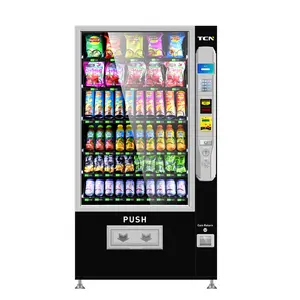 TCN Schule/Büro/Park Maquinas Expendedoras Weiß/Schwarz ISO9001 Snack-und Getränke automat