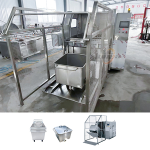 Máquina de limpieza de contenedores de basura, limpiador de recipientes de plástico para manzanas, lavadora de cestas y cajas de volteo, máquina de lavado de estanterías para autoclave - Product Image 6