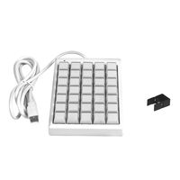 Teclado de Sistema POS Programable de 35 Teclas LIF MKB35U, Precio de Fábrica, Teclado Numérico Mecánico Mini de Alta Calidad para Comercio Minorista, USB