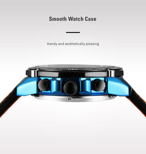 Reloj FORSINING FSG8279 de Lujo para Hombre, Reloj Automático Impermeable, Reloj Mecánico Genuino para Hombre, Correa de Cuero Naranja, Mecanismo de Relojería 2024 - Product Image 6