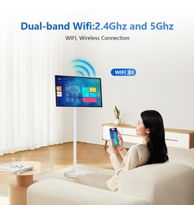 Trung Quốc nhà máy 21.5 24 27 32 inch Android tương tác cảm ứng LCD hiển thị với pin đứng không dây thông minh cảm ứng di động - Product Image 6