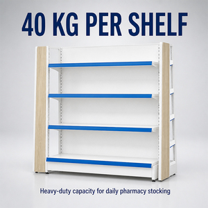 Meilleures ventes : Étagères <span class=keywords><strong>de</strong></span> supermarché double face, présentoirs <span class=keywords><strong>de</strong></span> pharmacie pour supermarché, fabriqués <span class=keywords><strong>en</strong></span> Chine - Product Image 2