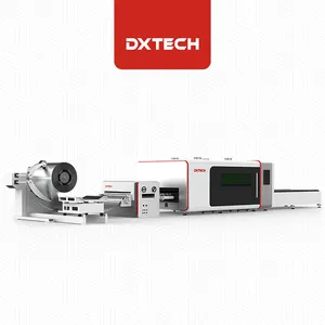 Dxtech macchina di taglio Laser a bobina di metallo materiale con Area di lavorazione 6000*2000mm
