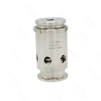Mini Valve sanitaire à trois pinces en acier inoxydable, sortie d'air sous vide, soulagement de sécurité, Valve respiratoire