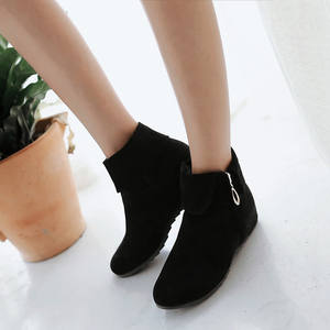 Chaussures noires et marron en <span class=keywords><strong>daim</strong></span> à la mode, bottes <span class=keywords><strong>Chelsea</strong></span> pour femmes - Product Image 2