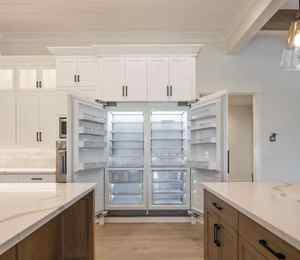 Allandhallandhalces מטבח מודולרי מותאם אישית עץ אלון מלא עץ מלא יוקרה כפרי עיצוב עיצוב הכיור - Product Image 2