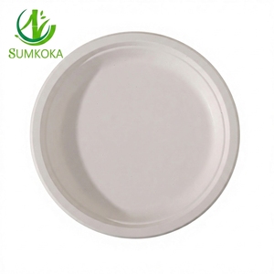 Assiettes rondes jetables de haute qualité de 8 pouces, légères et compatibles micro-ondes, fabriquées par le fabricant - Product Image 1