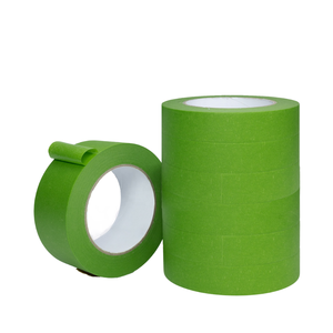 Ruban <span class=keywords><strong>de</strong></span> masquage en papier crêpe bleu simple face adhésif en caoutchouc résistant à <span class=keywords><strong>la</strong></span> chaleur autocollant sensible à <span class=keywords><strong>la</strong></span> pression pour studios d'art et ateliers - Product Image 5