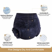 Pantalones Desechables para Incontinencia Juvenil, Delgados, Transpirables, de Alta Absorbencia, con Prevención de Fugas 3D, OEM