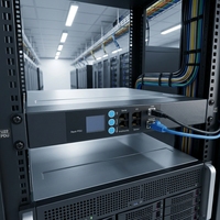 PDU à commutation mesurée par PDU intelligente montée en rack 8 sorties IEC C13 avec indicateurs