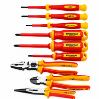 Tournevis de haute précision certifié VDE 1000V HUYSN HX-V21, manche en plastique, finition unie, personnalisation OEM/ODM, garantie 1 an