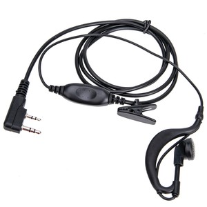 Auricular con Reducción de Ruido de <span class=keywords><strong>2</strong></span> Pines, Micrófono PTT, Audio Nítido, Manos Libres para Baofeng UV5R Kenwood KPG29D KPG48D - Product Image 6