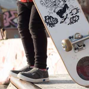 Chaussures de sport pieds nus en cuir véritable respirantes Livie & Luca à imprimés animaliers pour l'hiver/le printemps pour garçons et filles - Product Image 2