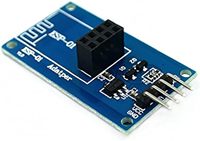 Aismartlink ESP8266 ESP-01 Modul Adaptor Nirkabel Serial DC3.3V 5V ESP01 Breakout PCB Adapters