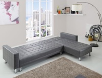 Ensemble de canapés modulaires en cuir Chesterfield modernes pour la maison, le bureau et la réception