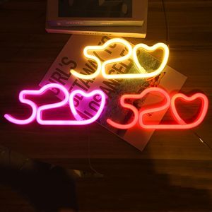 Vente flash Articles de fête Lumière LED de nuit avec alimentation USB Enseignes lumineuses néon pour décoration murale Mariage Anniversaire Fête Chambre Bar Boutique - Product Image 6