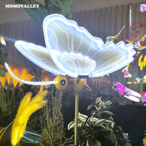 Led bướm treo tường bướm với ánh sáng và chuyển động cánh Motif cho cảnh quan giáng sinh trang trí nội thất - Product Image 3