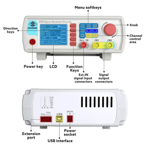 Juntek เครื่องวัดความถี่พัลส์เอาต์พุตสัญญาณระดับคลื่นเอาต์พุตแบบ2ช่องสัญญาณความถี่0-15เมกะเฮิรตซ์ JDS6600-15M - Product Image 2
