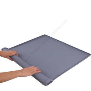 Tapis rectangulaire en silicone en gros avec bords pour éviter les fuites d'eau - Product Image 5