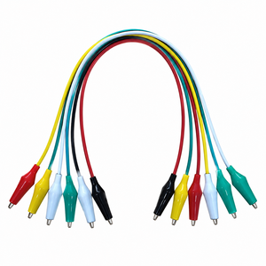 Fil de connexion électrique temporaire 22 AWG avec pinces crocodiles, fil de test à double extrémité avec pinces crocodiles - Product Image 5