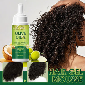 Cera per <span class=keywords><strong>Capelli</strong></span> Personalizzata a Forte Tenuta, <span class=keywords><strong>Mousse</strong></span> Schiumogena Organica all'Olio d'Oliva, Gel Styling per <span class=keywords><strong>Capelli</strong></span> Naturali - Product Image 1