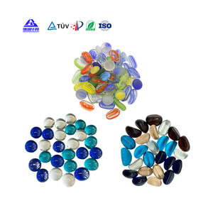 Colore sfuso lucido Yuhua pietra prezzo naturale ciottolo <span class=keywords><strong>giardino</strong></span> acquario modello di colore del paesaggio perline di vetro prezzo pavimentazione in pietra - Product Image 5